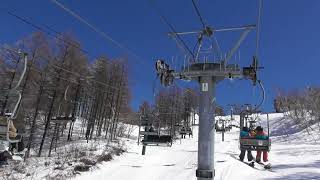 斑尾高原スキー場 第1リフトB線 No1 Lift Madarao Mountain Resort Nagano Japan [upl. by Enalda]