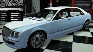 GTA 5  Past DLC Vehicle Customization  Enus Cognoscenti Bentley Flying Spur [upl. by Sioux82]