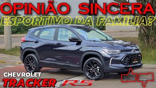 Chevrolet TRACKER RS  SUV família com pegada ESPORTIVA Motor mais forte ECONÔMICO vale a pena [upl. by Edrahc]