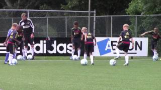 Séance entrainement football  AJAX AMSTERDAM Ecole de foot  Travail technique  Méthode Coerver [upl. by Morna]