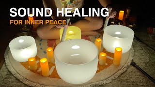 FIND INNER PEACE  SINGING BOWL THERAPY FOR POSITIVE MEDITATION [upl. by Mariko]