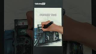 LS X 나수  조용하고 빠르게 전기버스와 충전소를 그려볼게요🚌 DRAW LS EP03 [upl. by Femmine]