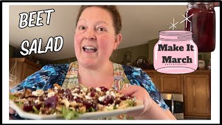 🥗 Yummy Beet Salad made from Pickled Beets AND a Bonus recipe idea [upl. by Aehr]