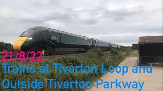 Trains at Tiverton Loop and outside Tiverton Parkway [upl. by Tolliver186]