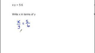 Level 2 Further Maths GCSE  Ratio and proportion equations 2 [upl. by Adelice620]