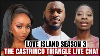 Love Island Season 3  CINCO CASHAY AND TRINA LUVE CHAT REGARDING THEIR TV TRIANGLE [upl. by Badr654]