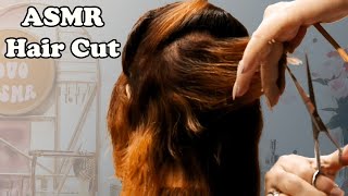 ASMR Hair Cutting Sounds✂️  Whispering  Brushing Combing amp Spraying [upl. by Sirehc572]