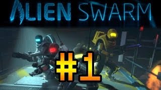 Кооперативное прохождение Alien Swarm 1 Какого черта мы тут забыли [upl. by Nelrsa754]