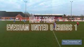 Evesham United vs Cribbs  130124  Match Highlights [upl. by Dnalhsa]