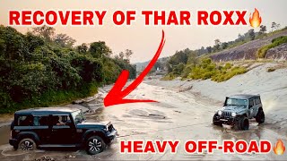 THAR ROXX KO KIYA RECOVER💪EXTREME WATER CROSSING WITH THAR ROXX✌️ISHAN8777 [upl. by Pharaoh]