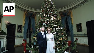 Jimmy Carter becomes first president to live to see White House ornament honoring his legacy [upl. by Laehcar936]