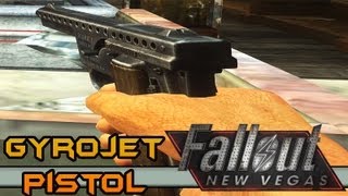 Gyrojet Pistol  Fallout New Vegas  Mod Spotlight [upl. by Enoyrt]