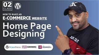 How to design Homepage of website  How to design Ecommerce Store  Pictograam [upl. by Clarine]