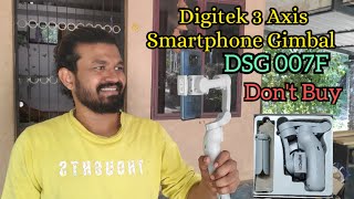 Digitek Gimbal Digitek DSG007F 3 Axis foldable Smartphone Gimbal  Best Smartphone Gimbal [upl. by Erle]