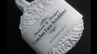 Vol 19  Crochet Pattern for Face Scrubbies [upl. by Esertak]