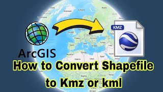 How to convert Shapefile to kmz or kml file [upl. by Analaf]