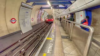 London Underground Northern Line at Embankment Station  Announcement Mind the Gap [upl. by Kcirderf]