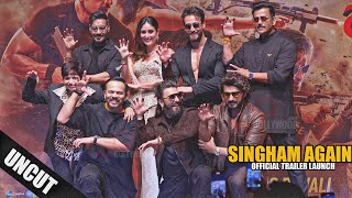 UNCUT  Singham Again  Official Trailer Launch  Ajay Kareena Ranveer Tiger Arjun Ravi Rohit [upl. by Alfie]