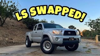 LS Swapped 2006 Toyota Tacoma  53 4l60 [upl. by Eirek]