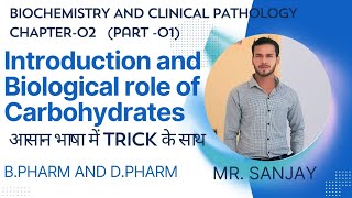 Introduction to carbohydrates biochemistry  Biological role of carbohydrates [upl. by Aivat]