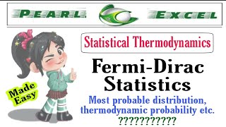 Easy way to understand quotFermiDirac Statisticsquot [upl. by Ailsun955]