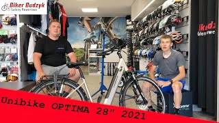 Unibike OPTIMA 28quot 2021  Prezentacja  Rowery w BikerBudzyk [upl. by Wash]