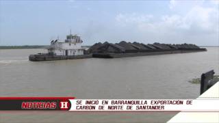 Se inició en Barranquilla exportación de carbón de Norte de Santander [upl. by Wester]