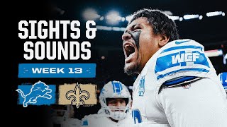 Penei Sewell Micd Up  Extended Sights and Sounds Lions at Saints  2023 Week 13 [upl. by Ezitram813]