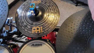 drumhacks mini x high hats and cymbals reviews drums homemade [upl. by Keldon]