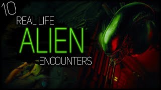 10 REAL Alien Encounters  Darkness Prevails [upl. by Analem]