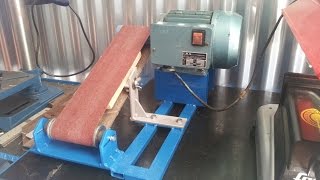 levigatrice a nastro fai da te homemade belt sander [upl. by Yam]