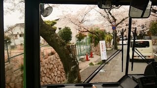 神戸市営バス 18系統 前面展望 ＪＲ六甲道～阪急六甲～摩耶ケーブル下～三宮駅ターミナル前 [upl. by Halda813]