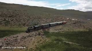 La Trochita Primer servicio comercial Ing Jacobacci  Ojos de Agua  Tren Patagonico [upl. by Jarrett391]