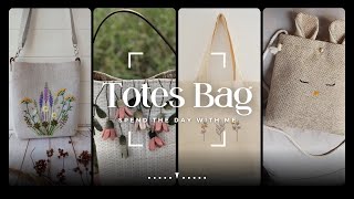 Totes tally Stylish Exploring Chic Tote Bags  Embroidery Totes  Shoulder Bags [upl. by Zohar]