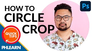 How to Circle Crop Images in Photoshop  Quick Tips [upl. by Missi]