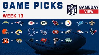 NFL Week 13 Game Picks [upl. by Janaye771]