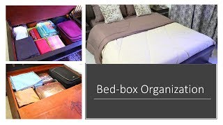 Bedbox Organization  How To Organize Bedbox [upl. by Ellenwad142]