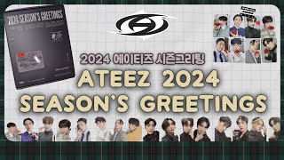 ATEEZ 2024 SEASONS GREETINGS Unboxing 💎  에이티즈 2024 시즌 그리팅 언박싱 💎🏴‍☠️ [upl. by Aneeg]