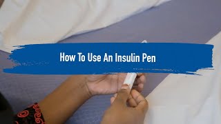 How To Use an Insulin Pen for Gestational Diabetes Somali Language [upl. by Yeung]