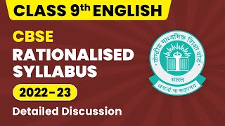 CBSE Rationalized Syllabus Class 9  Class 9 English Syllabus 202223  CBSE Big Update [upl. by Zeba]