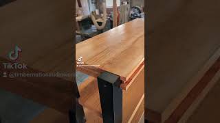 Unique edge for a cherry rack with black posts timbernation racksystem hiendaudio woodworking [upl. by Nawaj646]