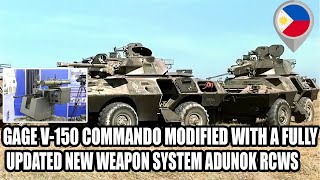 GAGE V 150 COMMANDO MODIFIED WITH A FULLY UPDATED NEW WEAPON SYSTEM ADUNOK RCWS [upl. by Atelahs]