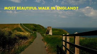 Beautiful coastal walk from Folkestone to Dover 4K [upl. by Ailices627]