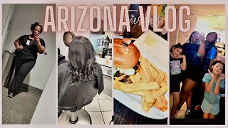 LIFE IN ARIZONA VLOG 36 AZ BLACK RUN CLUB BIRTHDAY  2 CLIENTS THIS WEEK🩷 [upl. by Ellehsim880]