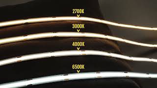 led strip lights 105C High Temperature Flex silicone Heat Resistant 24V Dimmable LED COB light bar [upl. by Loralie620]