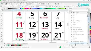 Kalender 2024 Lengkap dengan Kalender Jawa dan Hijriyah  Free File CorelDraw PNG JPG PDF [upl. by Rajiv]