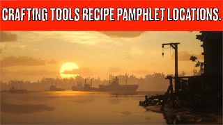 Red Dead Redemption II Crafting Tools Recipe Pamphlet Locations [upl. by Ranson]