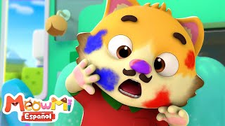 Vamos a Maquillar a Papi🖍️😊✨  Canción Infantil  MeowMi Family Show Español [upl. by Aohk]