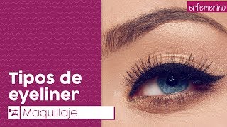 Tipos de eyeliner aprende a hacerlos todos [upl. by Hcurob]