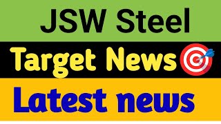 JSW Steel share  jsw steel share latest news  jsw steel share news [upl. by Lewert674]